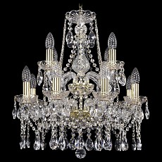 Подвесная люстра bohemia ivele crystal 1413 1413-8-4-165-2d-g